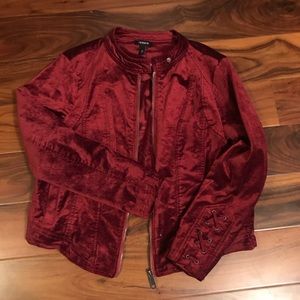 Red Velvet Torrid Jacket